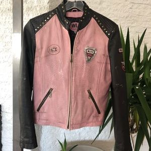 Wilson’s Motorcycle Leather Cafe Racer Jacket